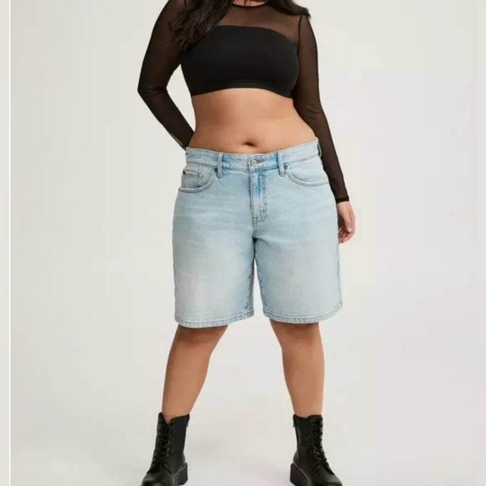 Torrid Elegant Black Sheer Mesh Top Women's Size 4 XL
